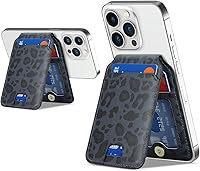 Vista 14 de Cavor Compatible con Magsafe - Cartera magnética para iPhone 17/16 Pro Max/14 Pro/15/14 Plus/13/12 Mag, funda de crédito para iPhone 15/13/12, rosa