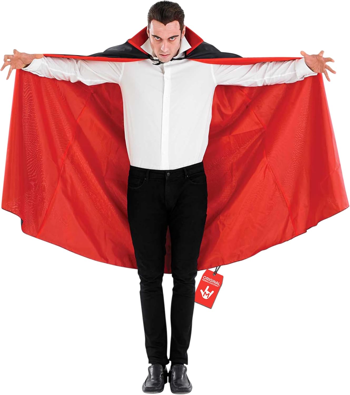 Fun Shack Adult Vampire Cape Women Red And Black Cape Adult Halloween Costumes For Women Mens Unisex Cloak Accessories