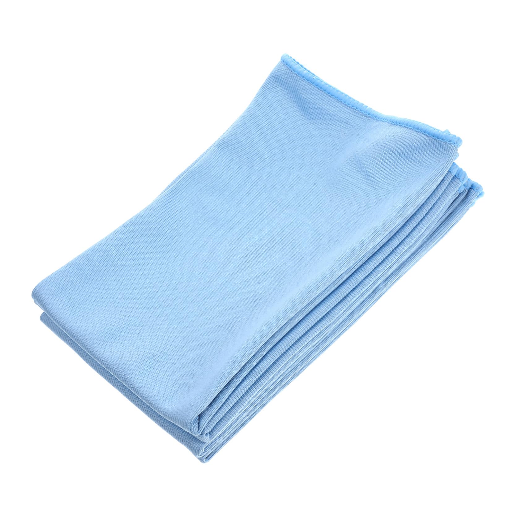 CALLARON 20 Piezas Paños de Limpieza de Microfibra Toallas Absorbentes Lavables para Cristales Ventanas Coches y Uso Doméstico sin Color Azul
