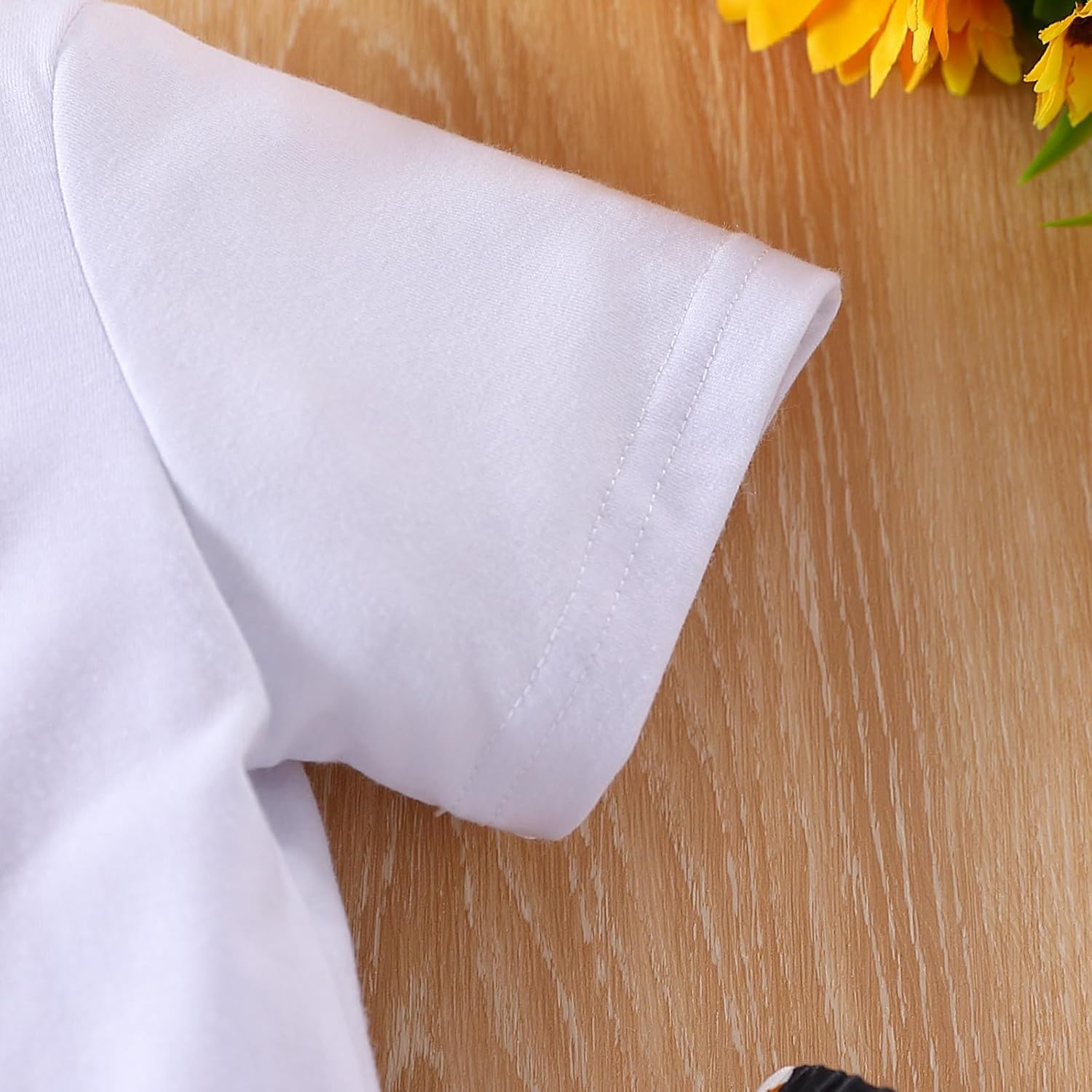 Kids Toddler Girl Clothes Letter Print Graphic Top + Leopard Print Flare Leg Pants 2PC Summer Clothing Set - Image 5