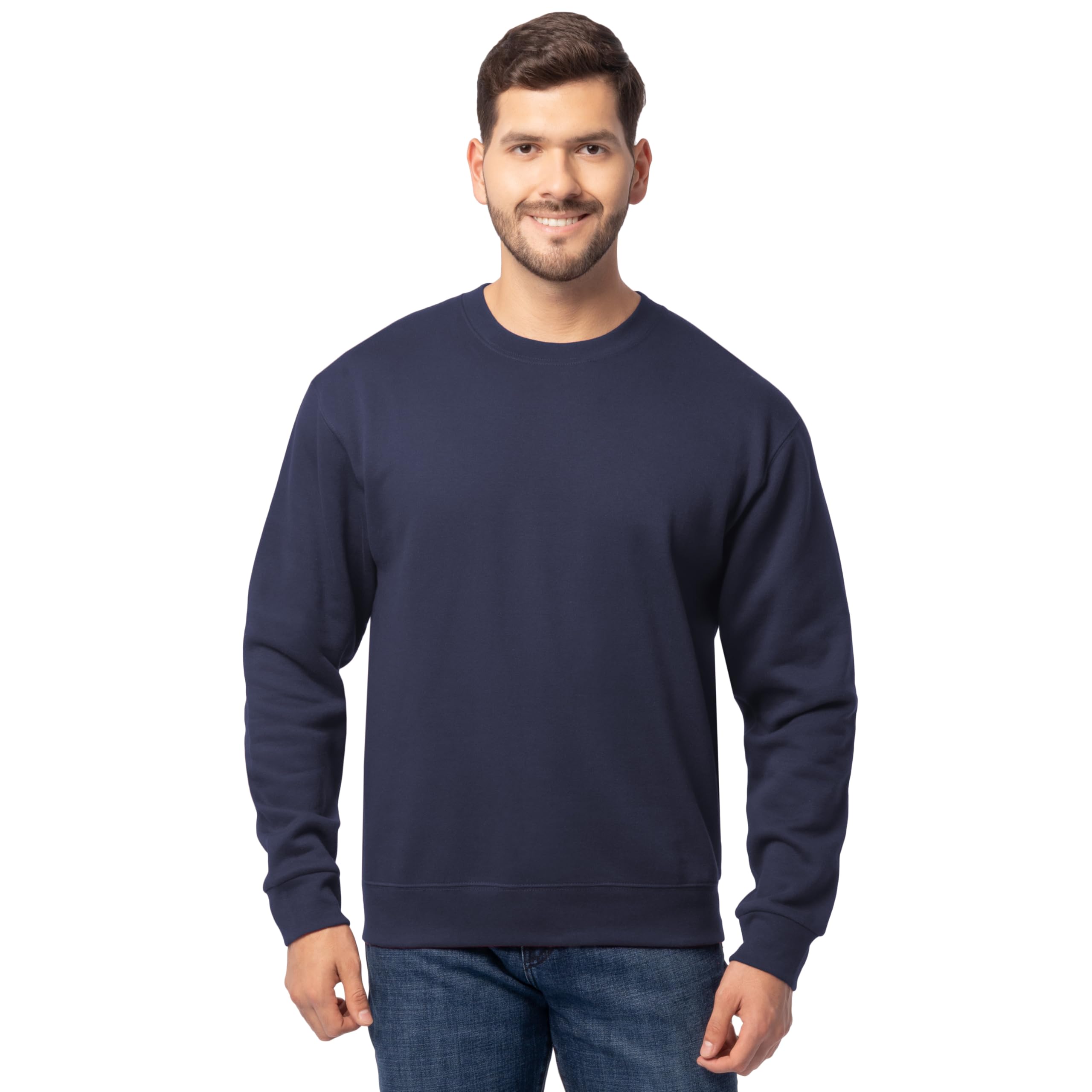 Men's Eversoft Fleece Crewneck Sweatshirts, Moisture Wicking & Breathable, Sizes S-4x