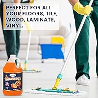 Vista 3 de Limpiador multiusos eliminador de olores de mascotas – Concentrado hace 64 galones – Fabricado en Estados Unidos – pH neutro – Limpiador de suelos