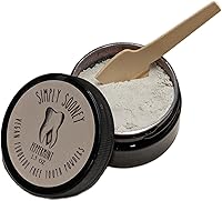 Simply Sooney Fluoride-Free Remineralizing Tooth Powder | Vegan Gluten-Free Organic Peppermint 1.5oz