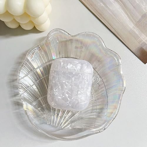 Miniatura 6 de OTOPO Funda para Airpods de 21 generación para mujeres con kit de limpieza, patrón de carcasa con purpurina para Apple iPods 21 Gen Funda protectora