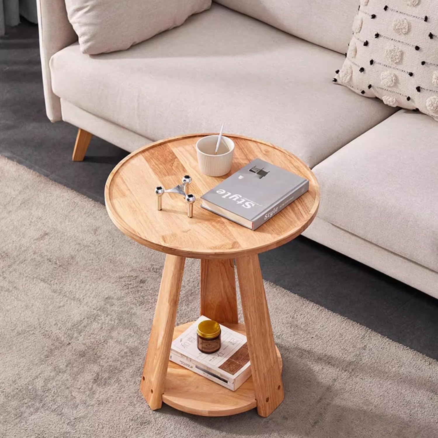 檜無垢材 タフまるJr対応アイアンテーブル ローテーブル L型 檜無垢材