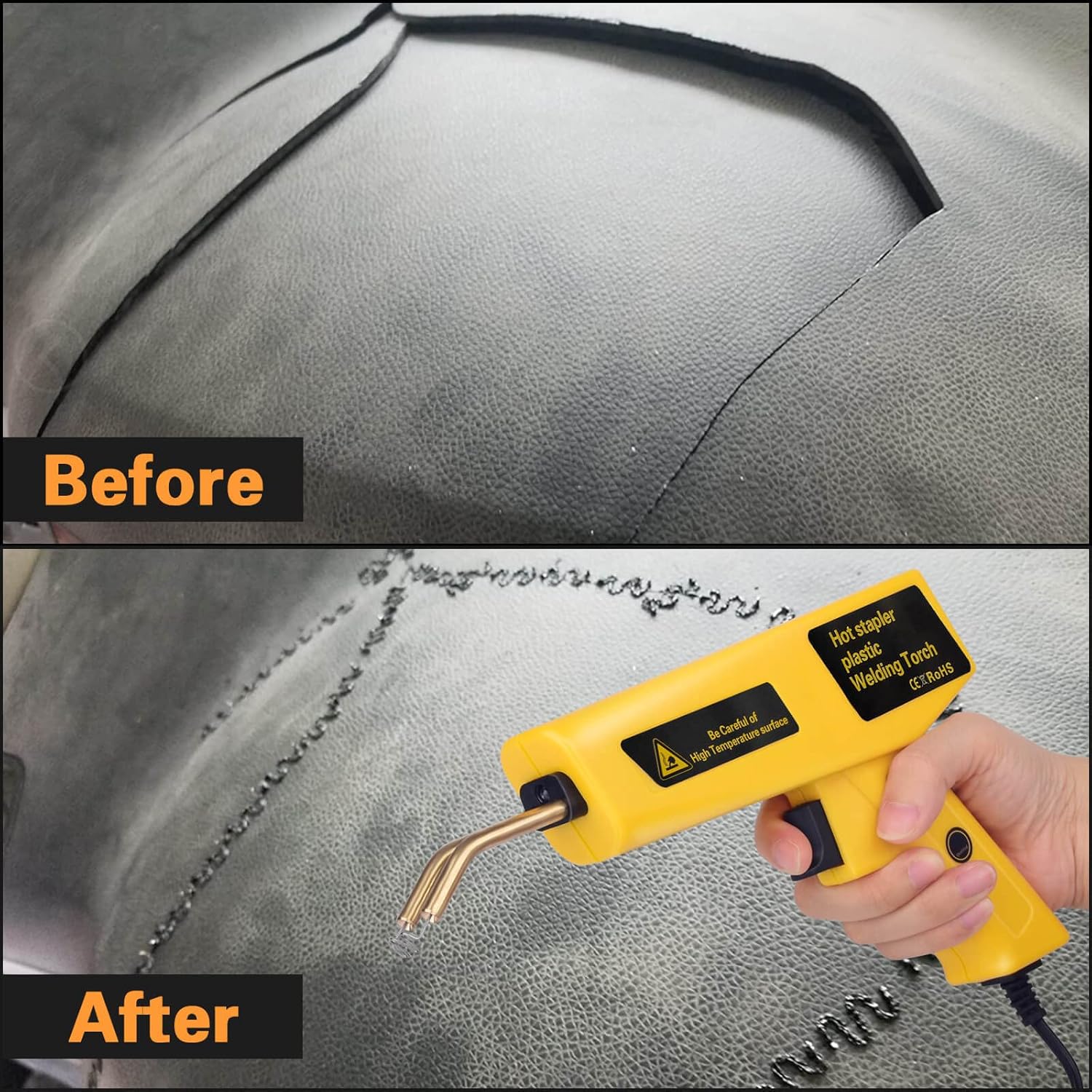 Plastic Repair Kit in Action