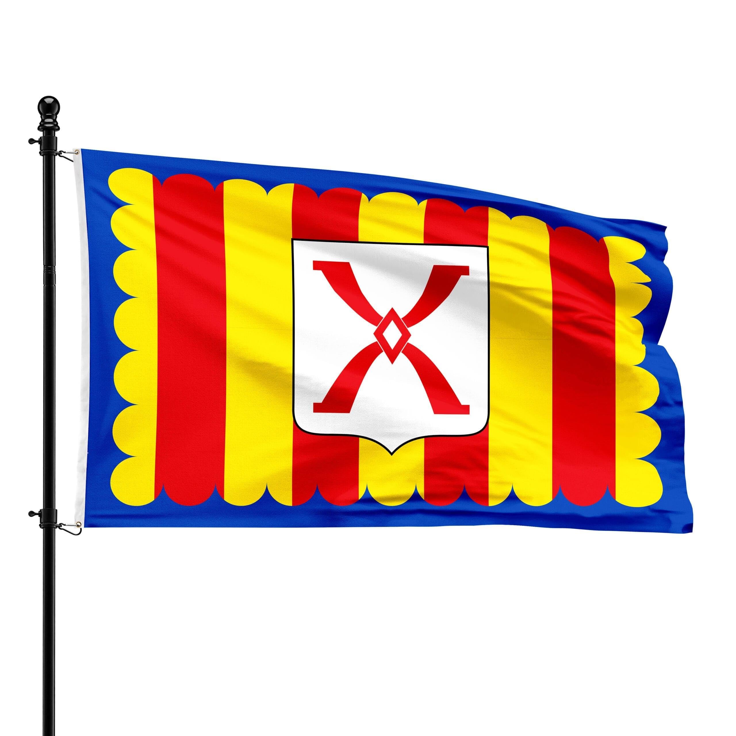 Bandera de Ham-sur-Heure-Nalinnes 90 x 150 cm para balcones y eventos
