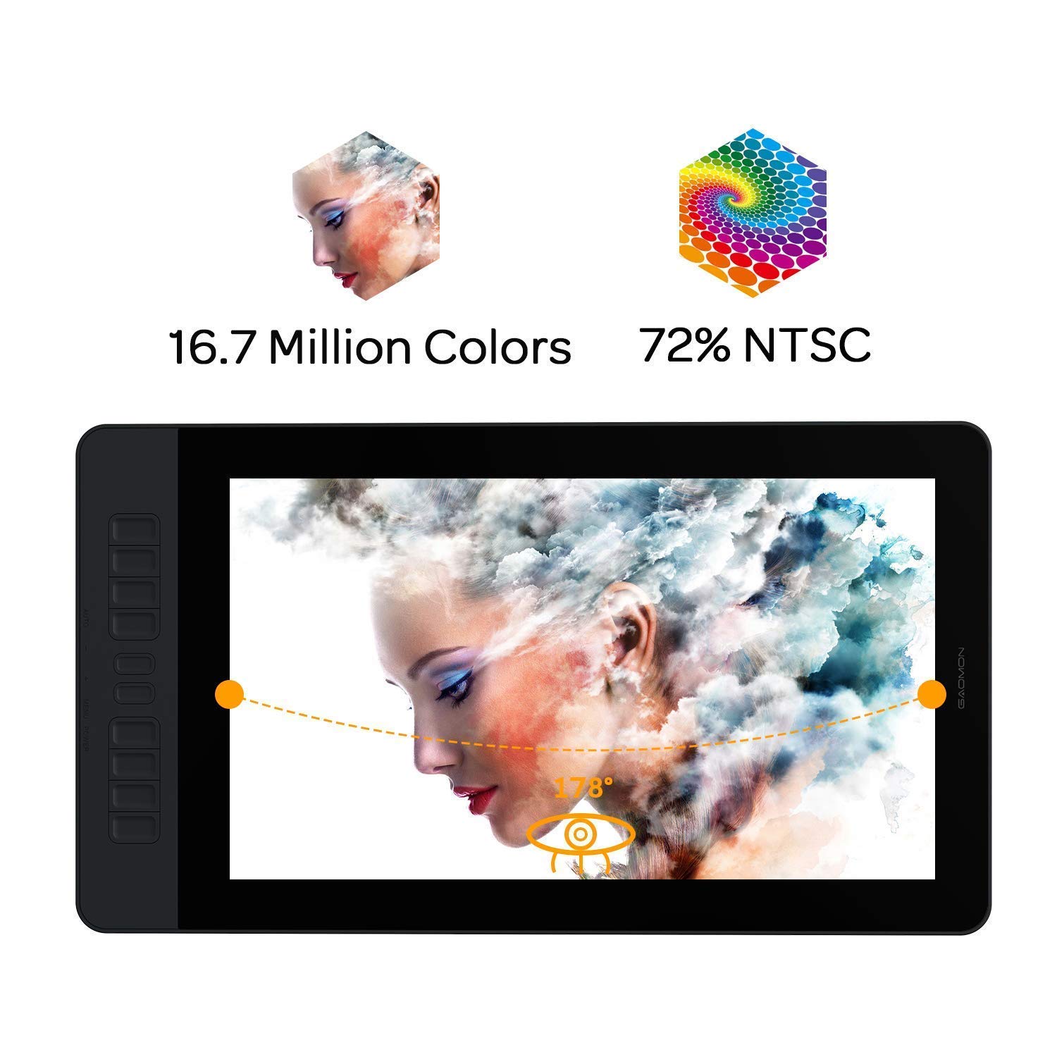 Amazon.com: GAOMON PD1561 Pen Display & AP50 Passive Pen -15.6