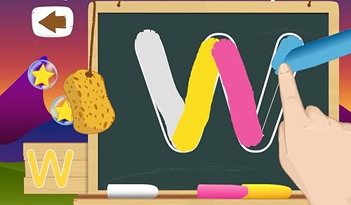 Write letters: Tracing ABC
