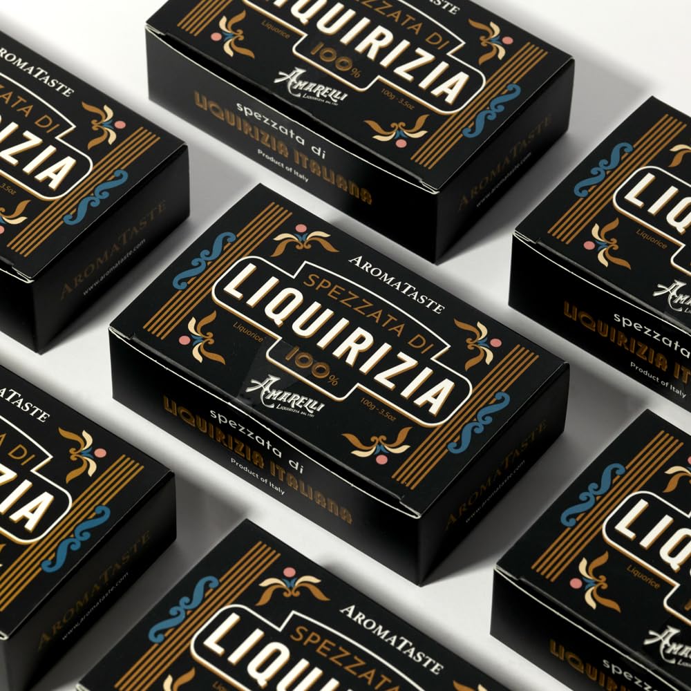 Regaliz Puro Italiana | Aroma Intenso | 3x100g