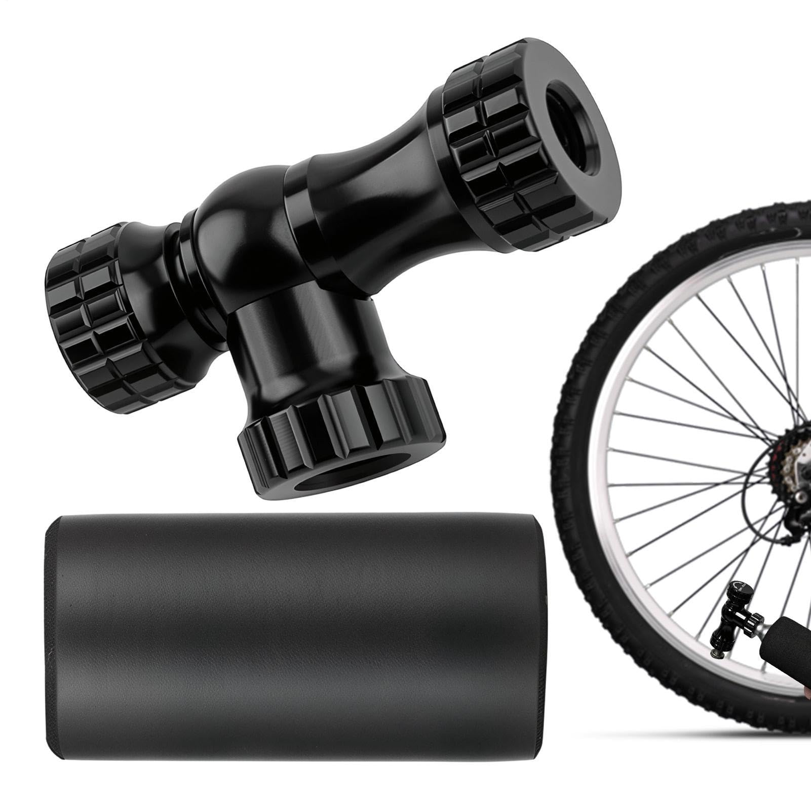 Inflador de neumáticos para bicicleta herramienta resistente con ajuste de aire 8