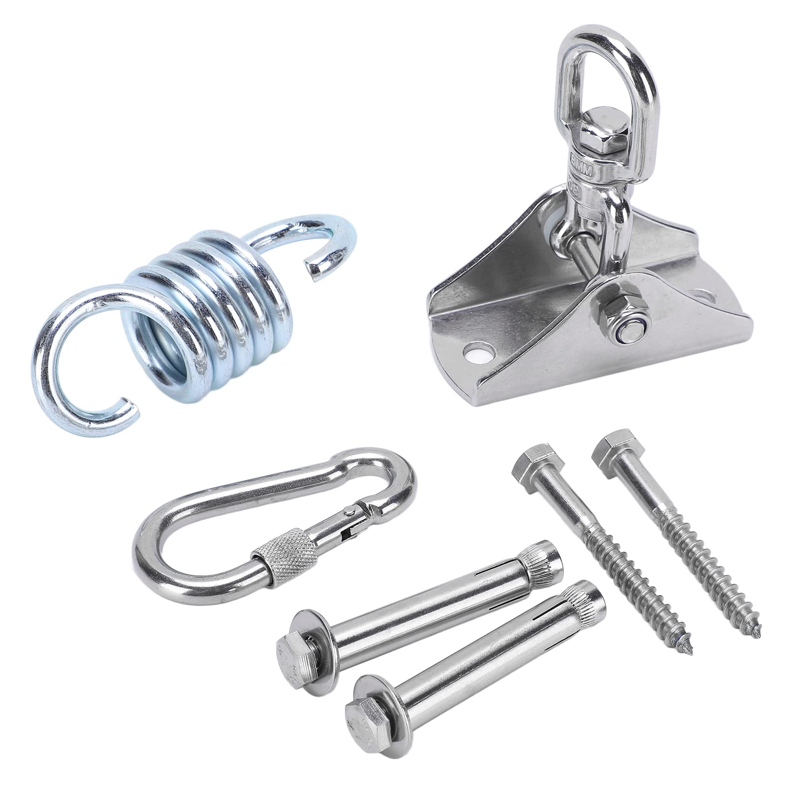 Gancho de columpio colgante de acero inoxidable, placa fija de Metal, accesorios de gancho fijo para hamaca