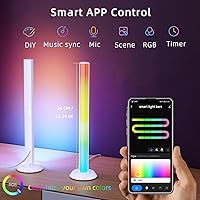 Vista 2 de Smart LED Light Bar, TV Backlight Ambient Lighting, Compatible with Alexa, RGB Light Bar for Room with 16 Million Colors, Music Sync Gaming Lights