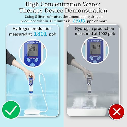 Miniatura 4 de Generador de baño de hidrógeno de alta concentración, generador de baño de hidrógeno de 1500ppb, generador de agua de hidrógeno, adecuado para baño