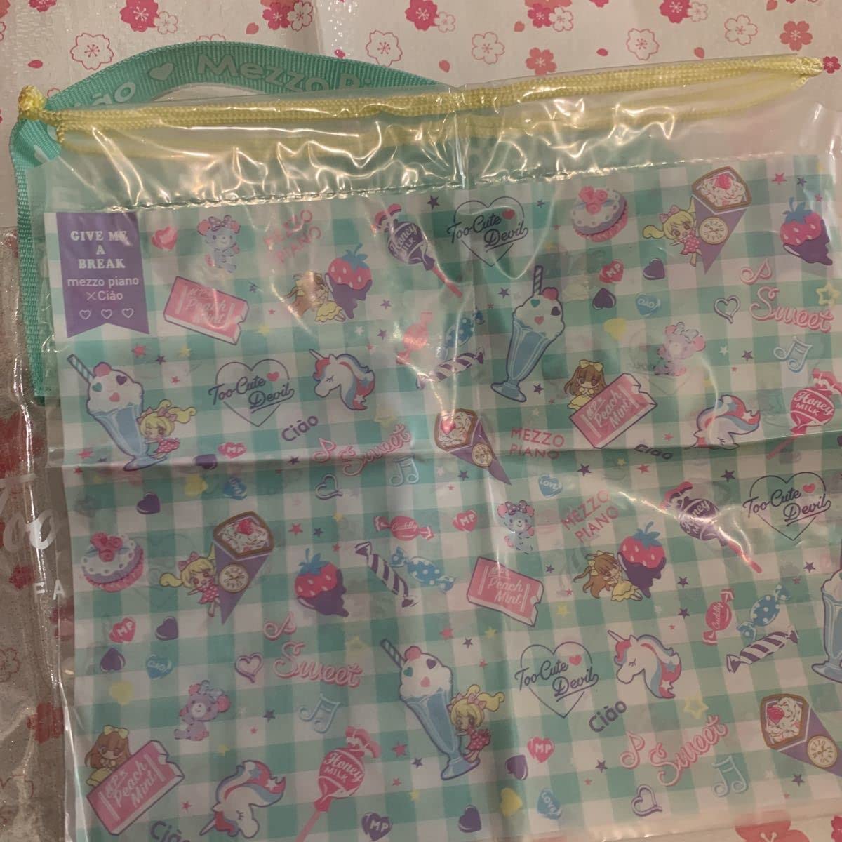 Amazon.co.jp: Mezzo Piano Bag Set, Glitter Vinyl Back, Pool Bag