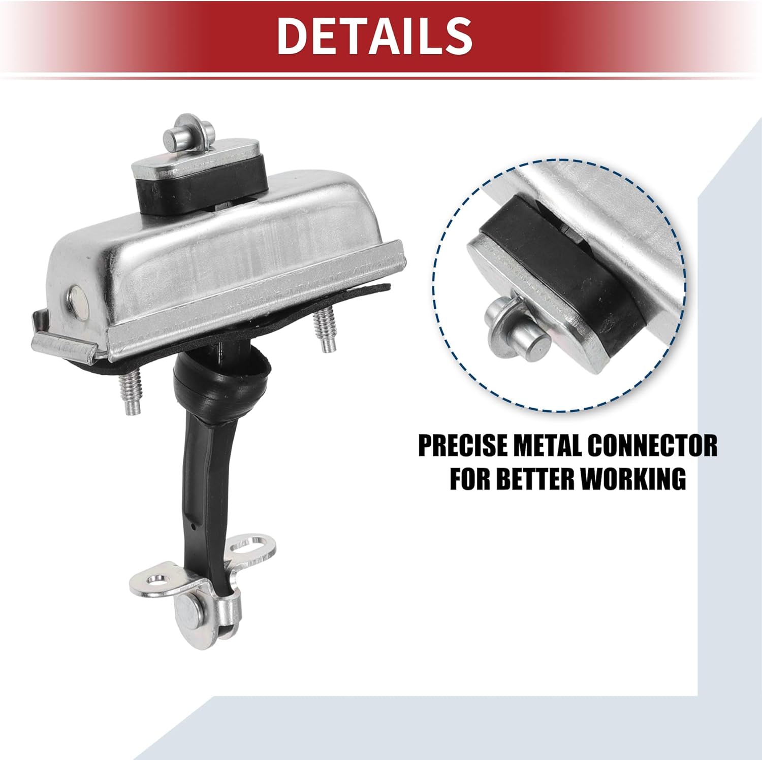 ACROPIX Car Door Check Strap Front Left for Jeep Grand Cherokee 1999-2004 No.15861661 - Pack of 2