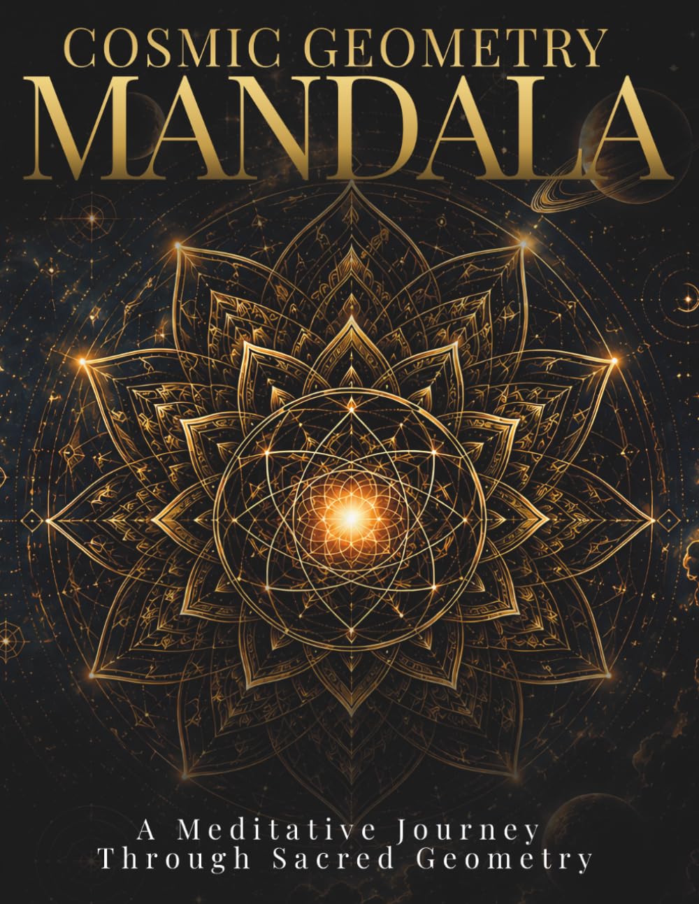 Cosmic Geometry Mandala Coloring Book for Adults: Intricate Sacred Geometry Patterns for Relaxation & Creative Focus (StillHaven Studio Mandalas – Hard)