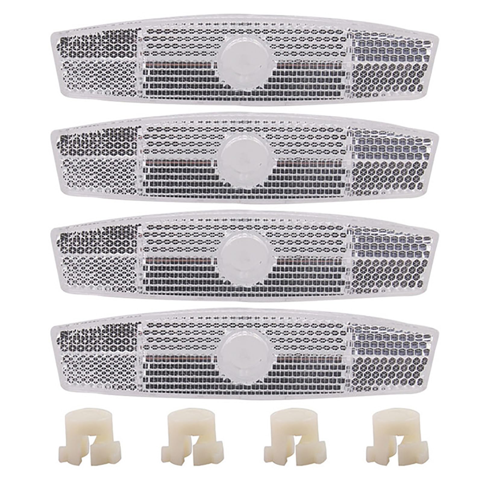Mabta 4Pcs Cyclings Highly Reflective Bikes Clip Bikes Wheel Reflectors Spoke Bikes Wheel Reflectors Bikes Spoke Reflectors