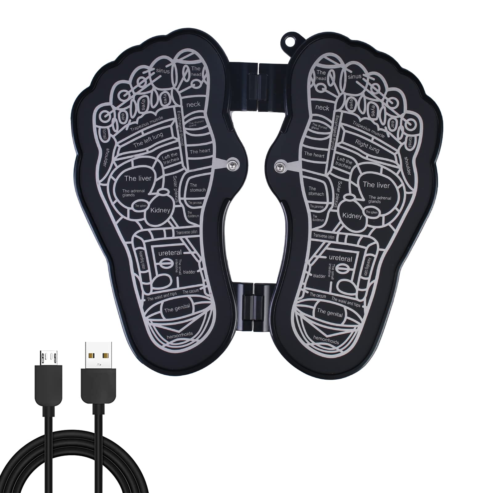 YIDM Feet Acupoint Massage Pad Foot Folding Feet Acupoint Massage Pad Portable USB Foot