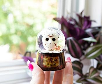 Friday The 13th Jason ジェイソン Horror Globe Friday The 13th Horror Movie Monster JASON VOORHEES Mini