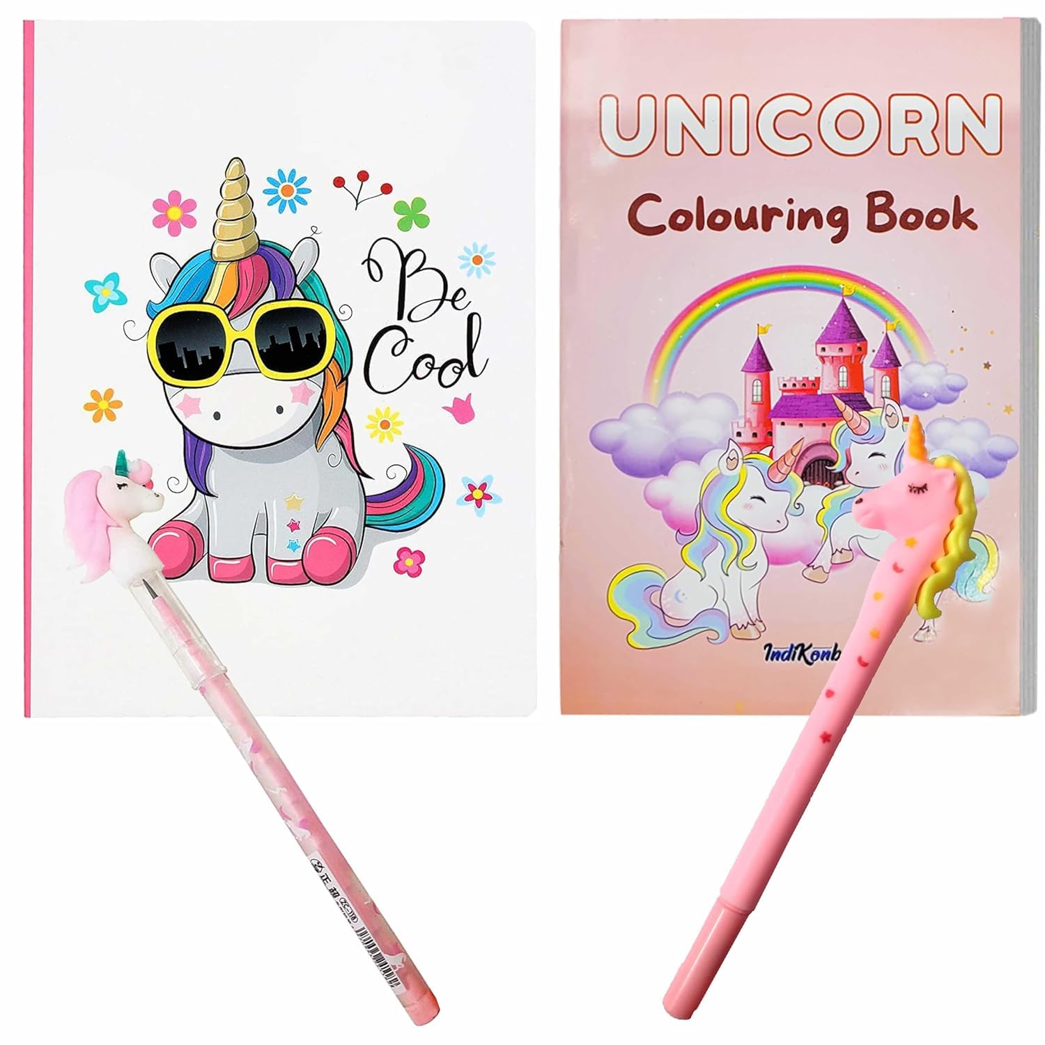 Agenda stylo et crayon licorne : le set de papeterie et cadeau d'anniversaire filles