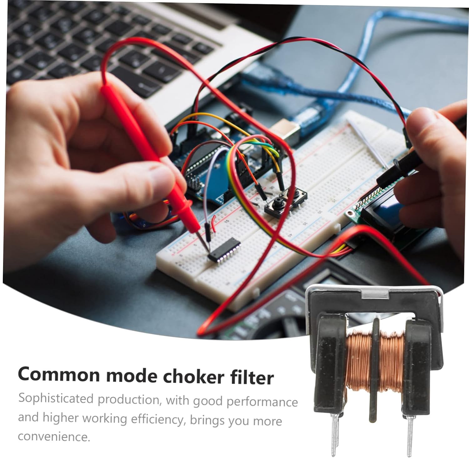 7x8mm Common Mode Inductor Filter 10mh Uu9.8 Spacing 10pcs