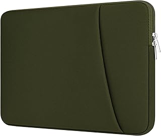 HEDUGO Laptop Sleeve with Accessory Pocket Compatible with HP Dell Asus 15.6 Inch Protective Padded Shockproof Case for 1…