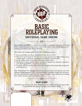 Basic Roleplaying: Universal Game Engine