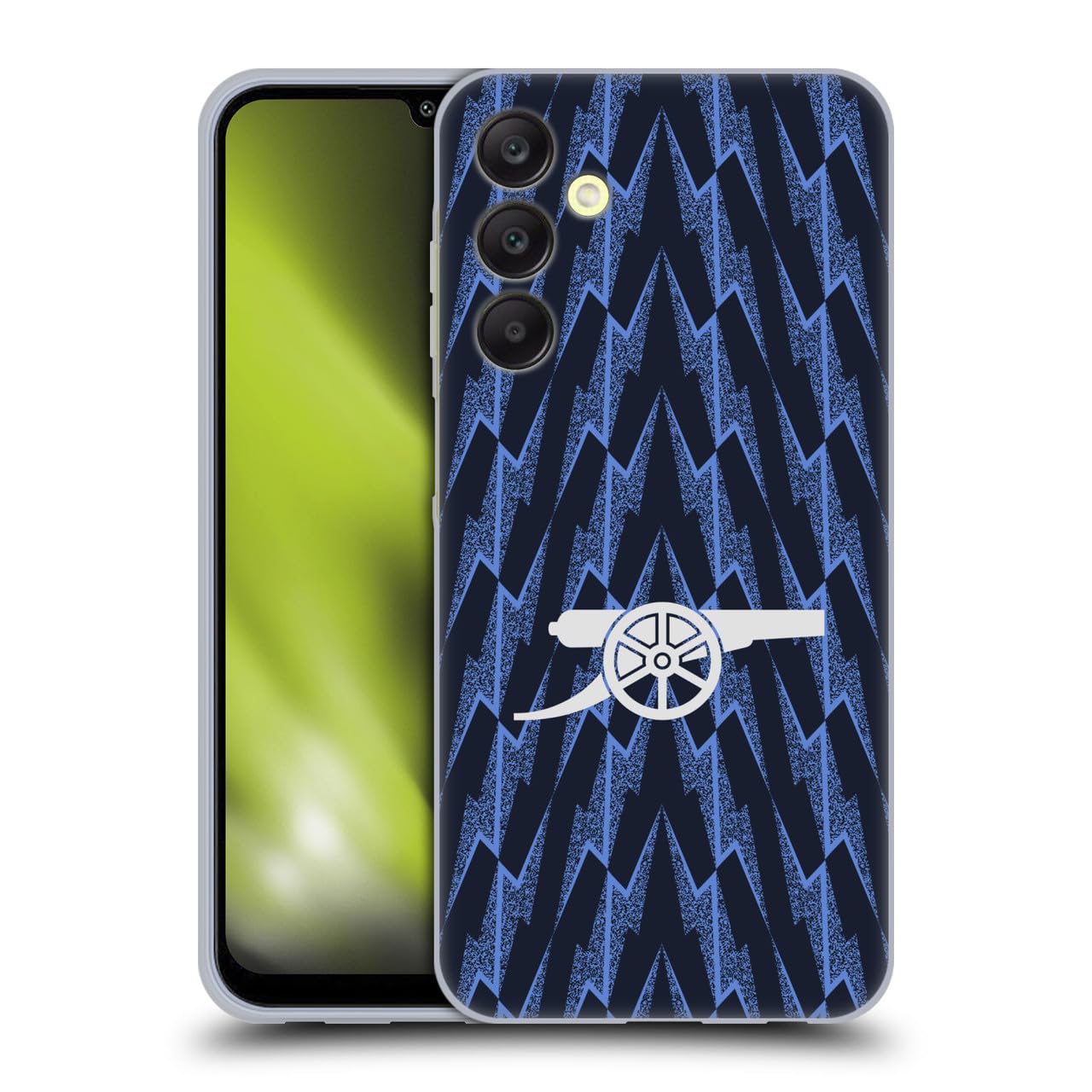 Head Case Designs Officially Licensed Arsenal FC Away 2025/26 Kit Gel Case [Military Grade Protection] Compatible With Samsung Galaxy A25 5G