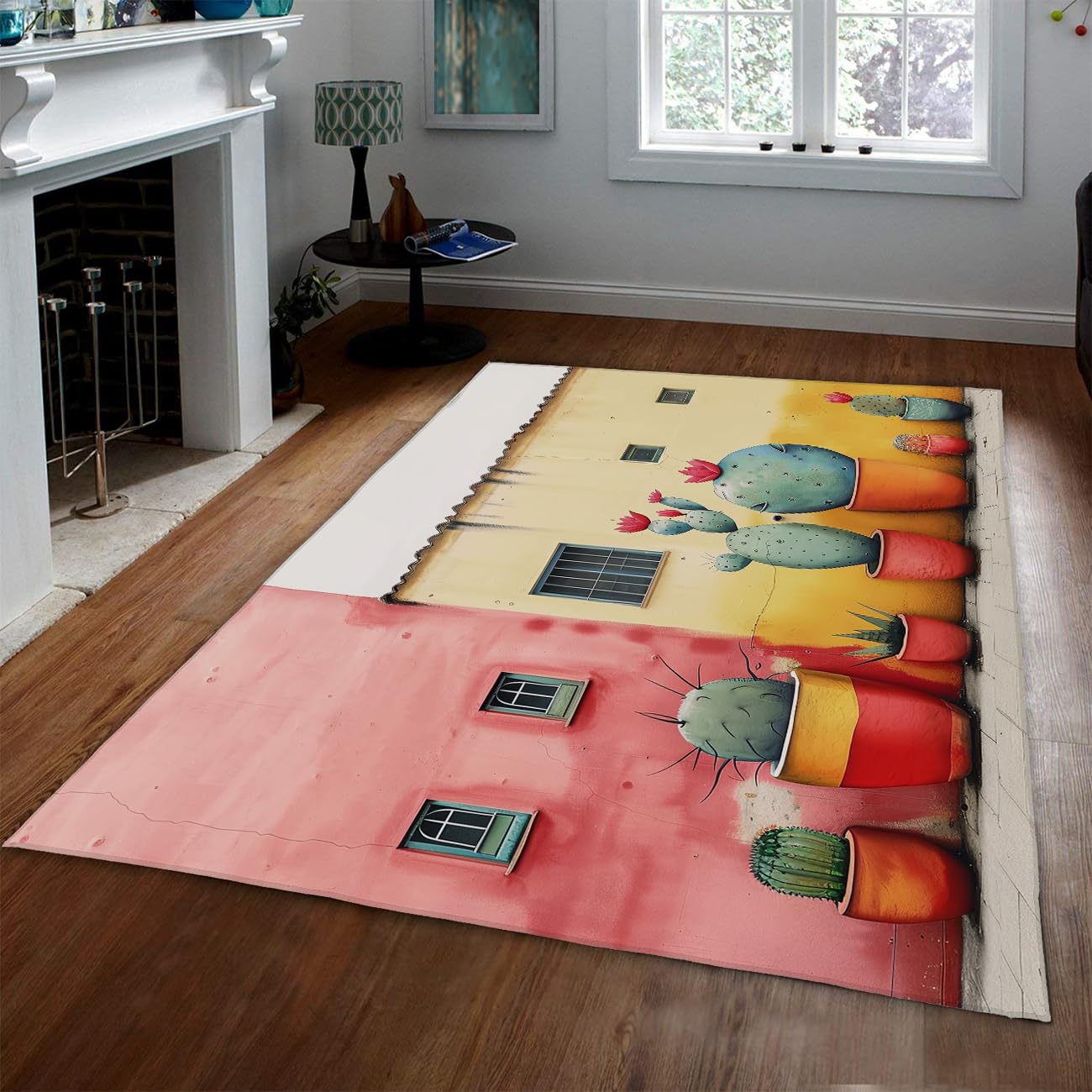 Descente de lit cactus 60x90cm douce pour chambre