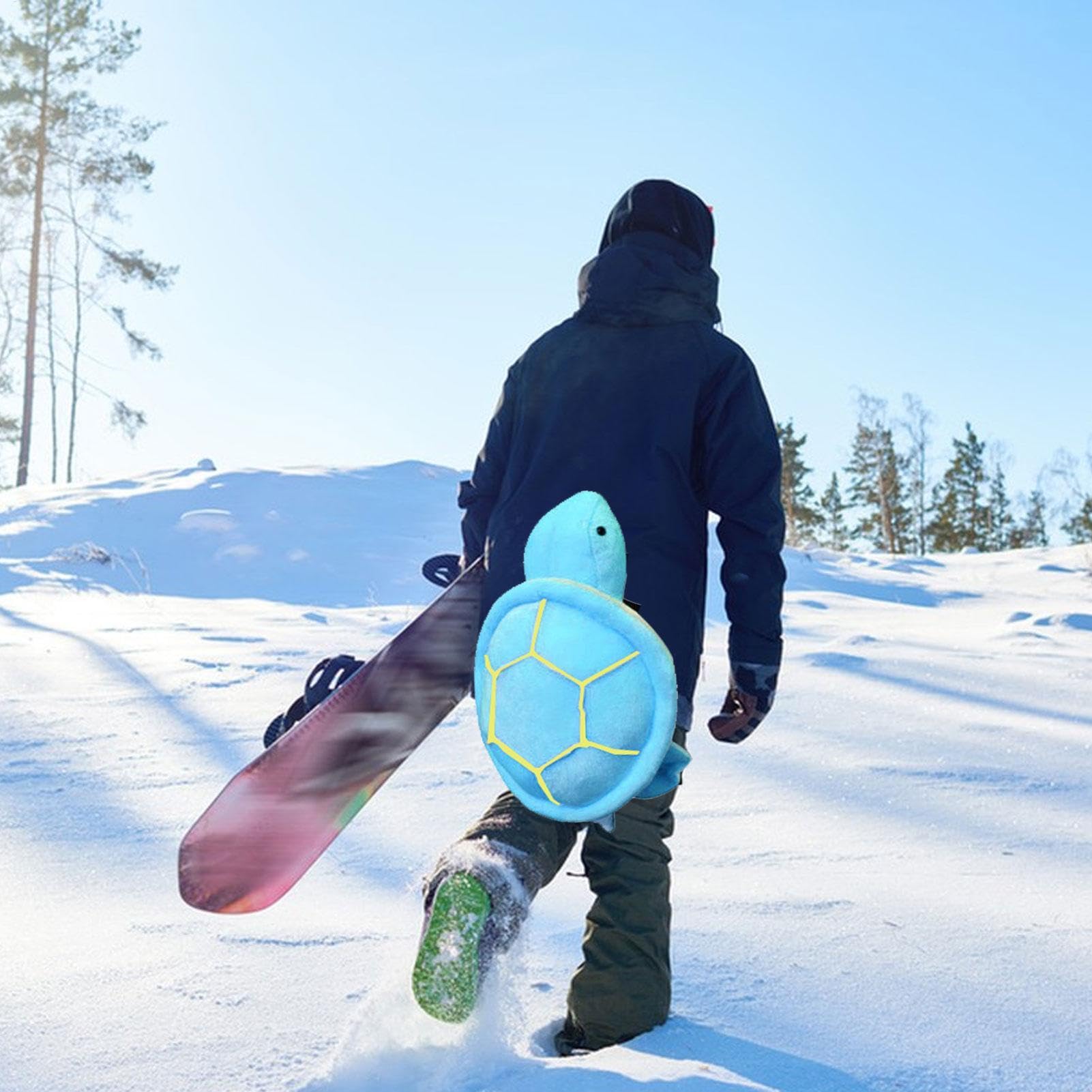 Turtle Ski Schutzausrüstung - Ski Protector Turtle, Cute Snowboard Pads | Leichter Knie-, Ellbogen- und Schulterschutz, Schutzpolster zum Skifahren und Snowboarden, verstellbar und bequem