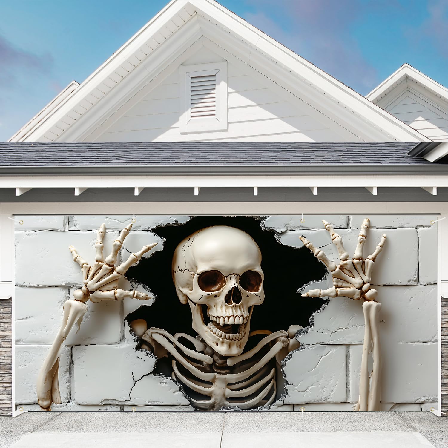 Amazon.com: 6 x 13 ft Halloween Garage Door Decorations Halloween