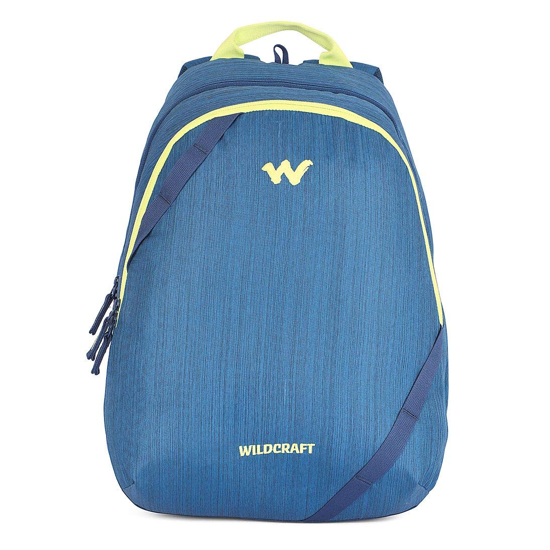Wildcraft Bravo Casual Backpack - Melange, Dark Blue, 18x12.5x9.5 Inch, 35 L