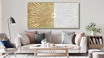 33×46㎝「和室2」油彩・原画・P8 Amazon.com: TRAIN2 ART Framed Canvas Wall Art Symmetrical