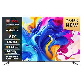 TCL 50C645K 50-inch QLED 4K Ultra HD HDR Android Smart TV