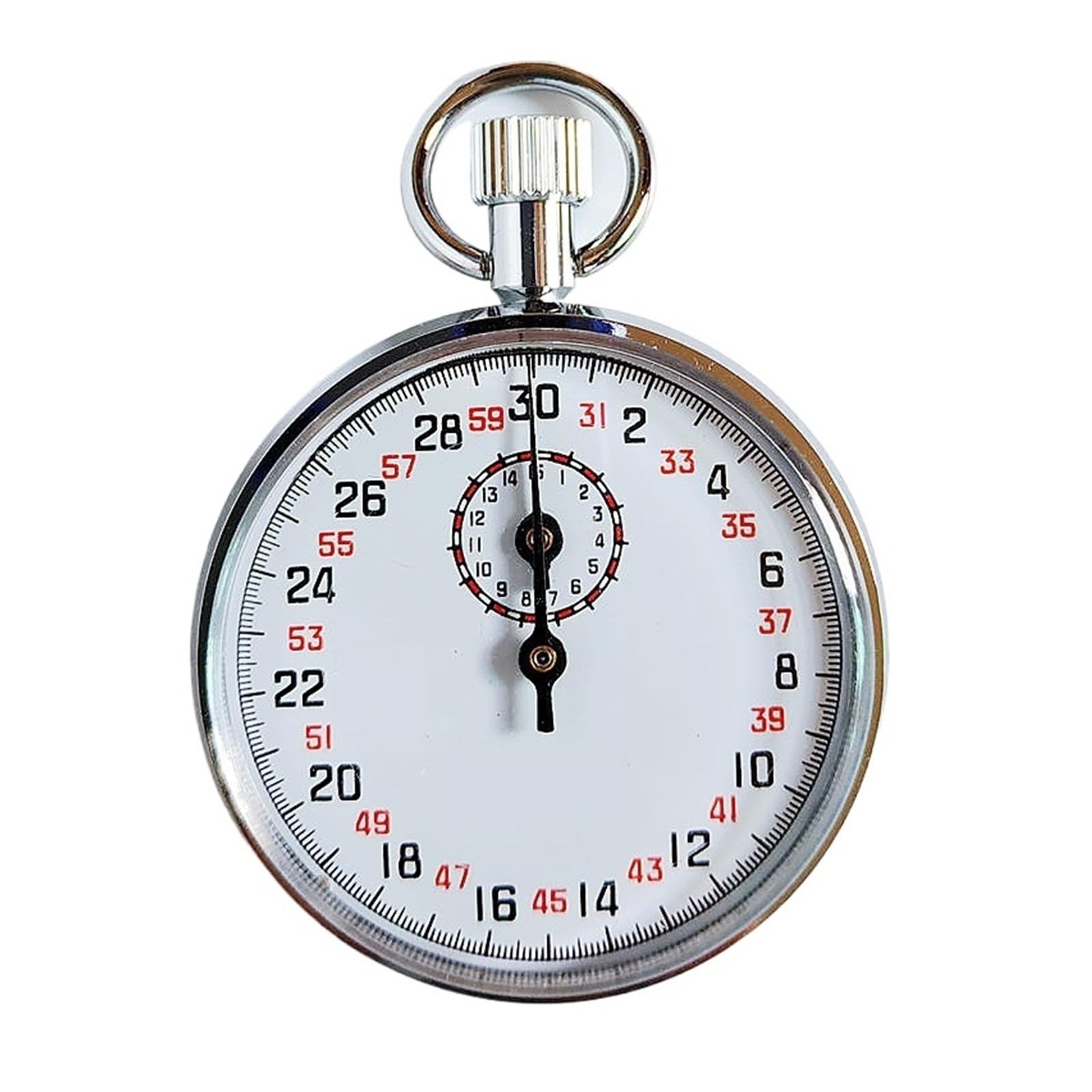 Steel Mechanical Stopwatch Track Field Running Competition Stop Watch Metal Sports Training Timer Precision Timing(SXJ504)