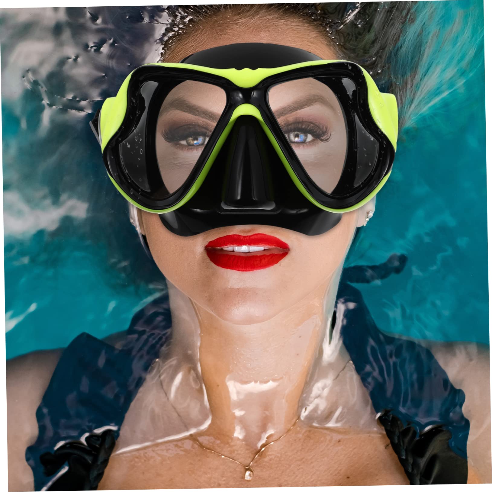 BESTonZON Gafas De Natación y Snorkel para Adultos Equipo De Snorkel Portátil y Práctico Herramienta De Esnórquel Duradera para Usar Playas De Esnórquel o Lagos De Buceo