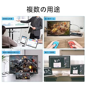 Amazon.co.jp: モバイルモニターZFTVNIE14インチポータブル