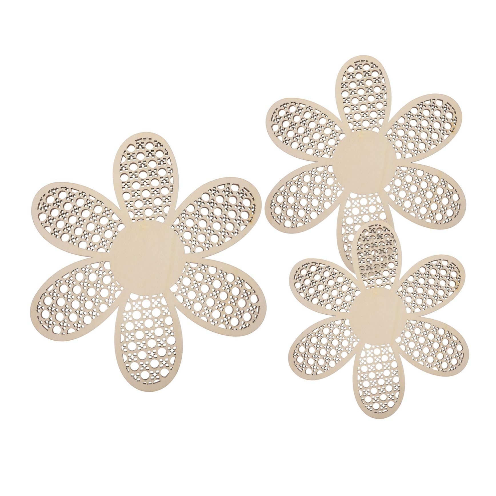 Cabilock Arte De Pared De Flores De Madera Rústico Para Decoración Del Hogar De Decoración Bohemia Para Sala De Estar y Dormitorio