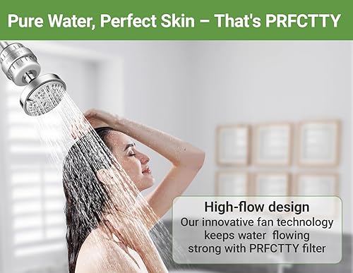 Miniatura 3 de El filtro de ducha de 25 etapas evita la acumulación de escamas, revitaliza la piel y las uñas con agua purificadora, suaviza el agua dura, 99% de