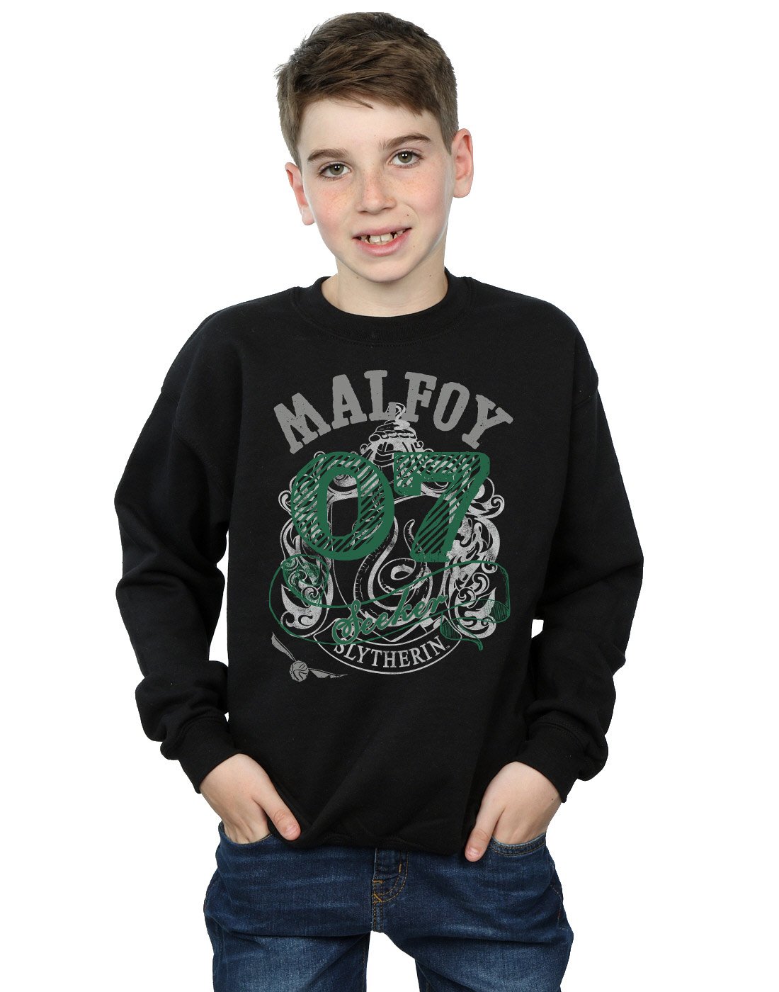 Harry Potter Slytherin Draco Malfoy Sweater Harry Potter Slytherin