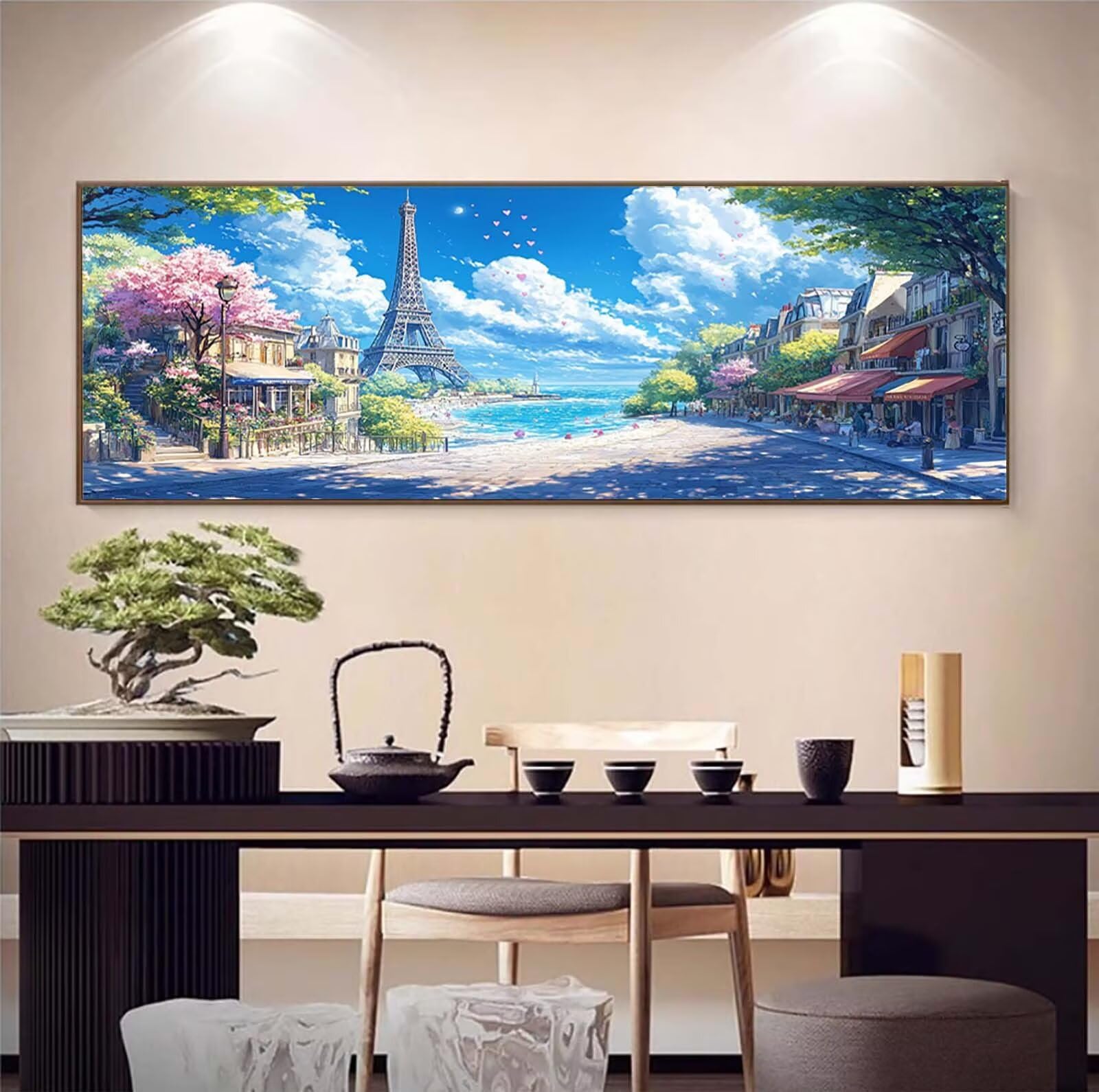 Diamond Painting Erwachsene Groß 50x125cm, Stadt Diamond Painting s0h-5