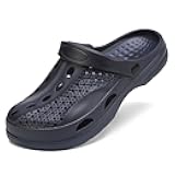 Men's Women's Arch Support Clogs,Unisex Garden Shoes Comfortable Slip-on Outdoor Sandals Slippers for Beach Casual