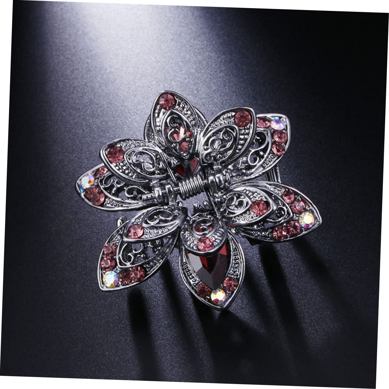 clips de mandíbula de cristal garra de pelo para mujer pasadores de pelo tiara pinzas de cabello pinza para el pelo europeo y americano clip de garra agarre horquilla