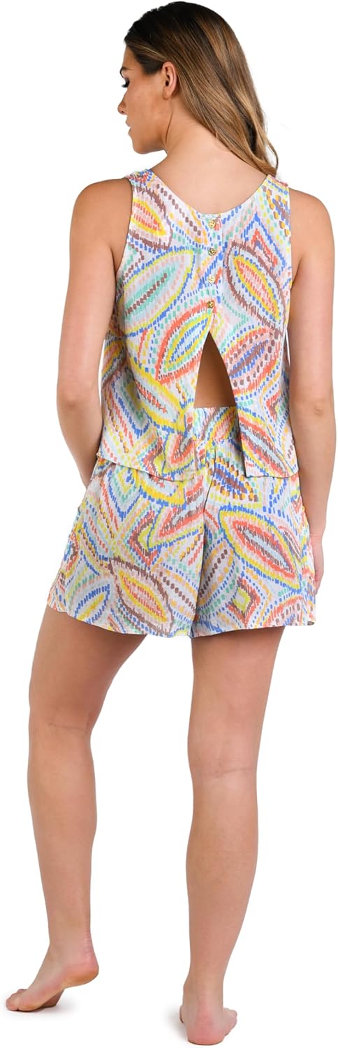 La Blanca Women's Beach Short Swimsuit Cover Up
