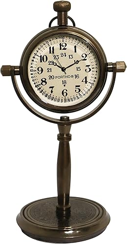 Miniatura 1 de PORTHO Custom Anniversary Gift Desk Clock, Silent Desk clock for home decor, Perfect gift on Graduation day, Wedding anniversary, Valentine's day,