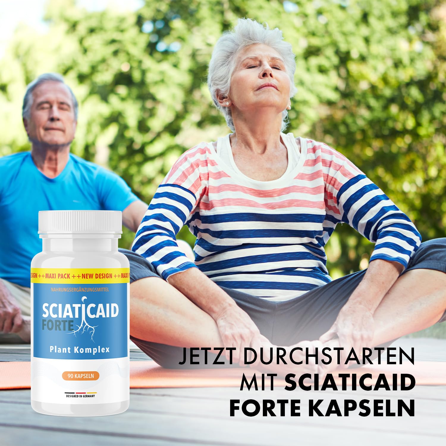 Sciaticaid Forte Kapseln | Für deine körperliche Balance | Für Männer und Frauen | 90 Kapseln