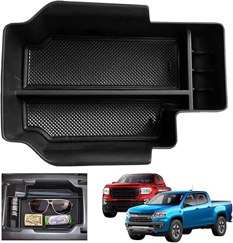 Bandeja organizadora de consola para Chevy Colorado 2022, bandeja organizadora de consola central para Chevrolet Colorado y GMC Canyon 2015-2021