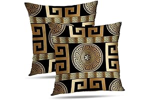 Set of 2 Greek Key Versace Pillow Covers