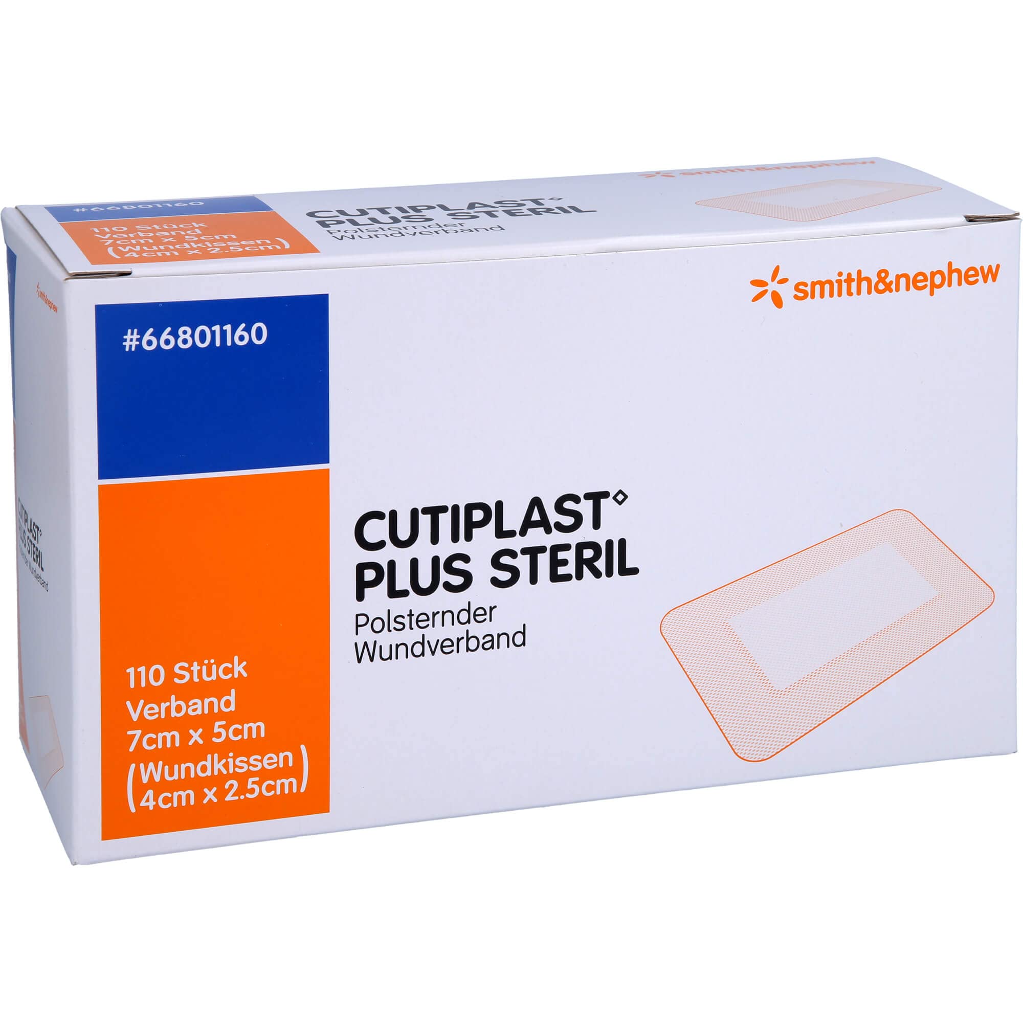 CUTIPLAST Plus steril 5x7 cm Verband 110 St Verband
